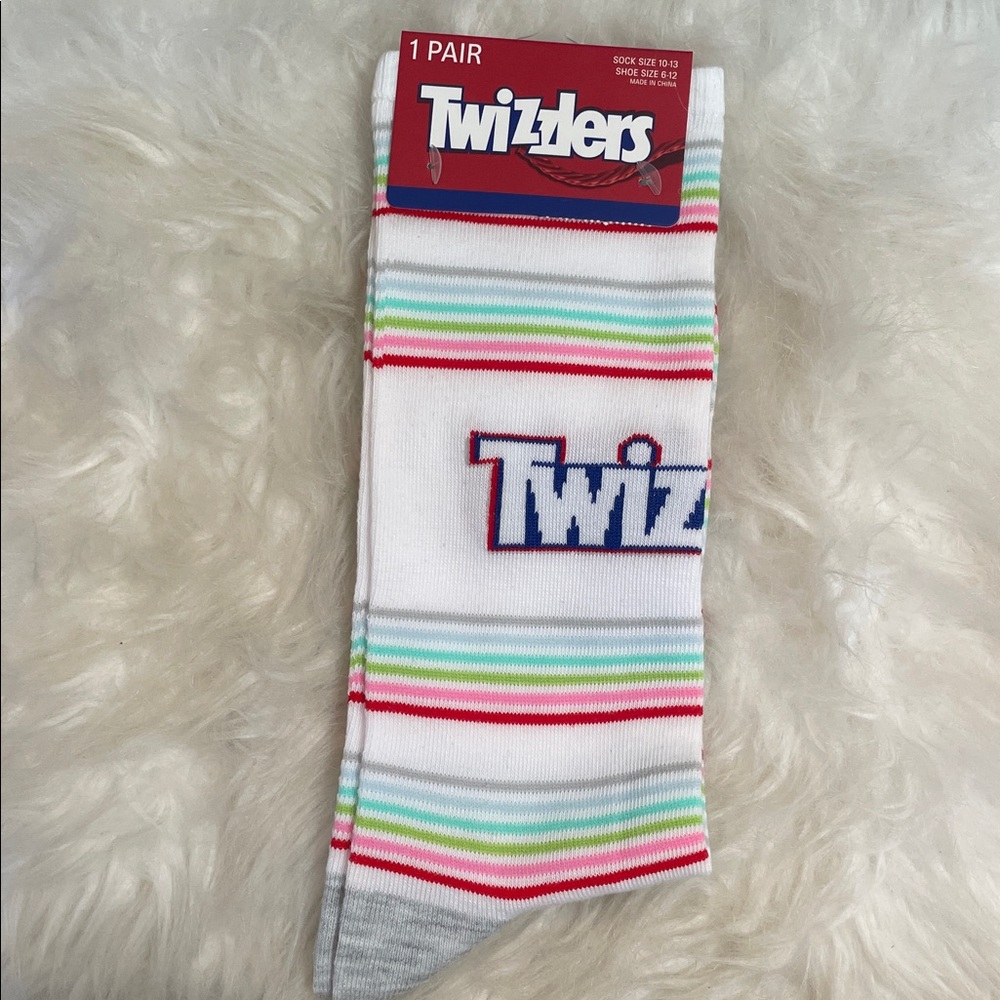 Buy 2, Get 1 FREE!Stocking Stuffer, Crazy Crew Socks - Twizzlers (Brand New)